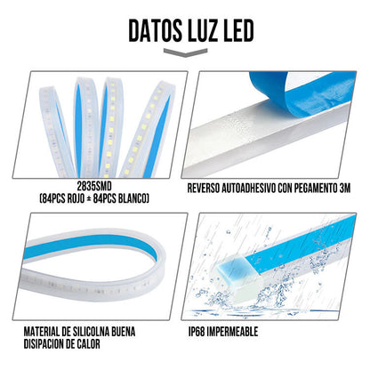 Tiras LED de Advertencia para Puertas (Paquete de 2)