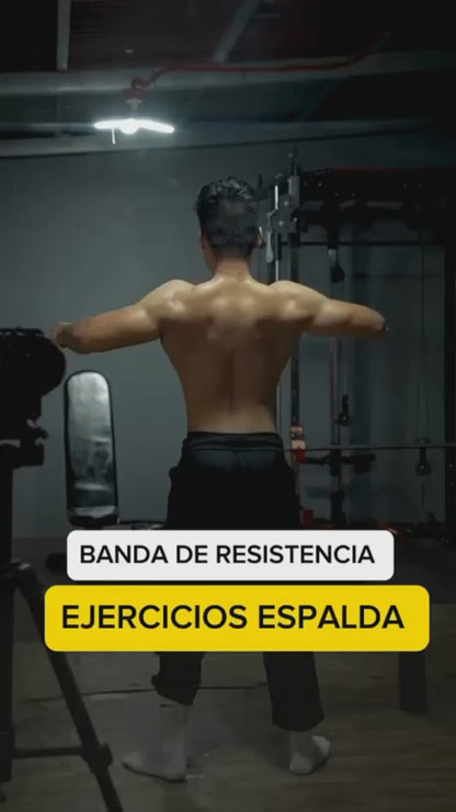 Power Bands: Kit de 5 Bandas de Resistencia con Mangos